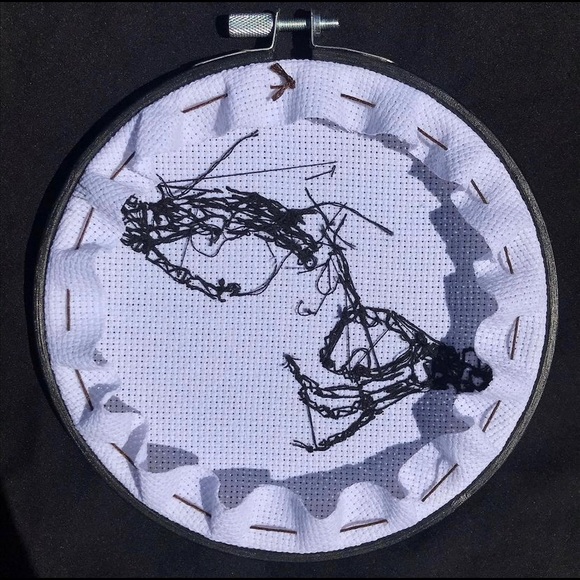 Skeleton Embroidery Hoop - Picture 5 of 5